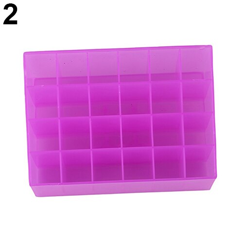 Akryl makeup organizer 4 lager 24 galler läppstift glans kosmetisk förvaring display stativ hållare rack organizer smyckesställ: Lila