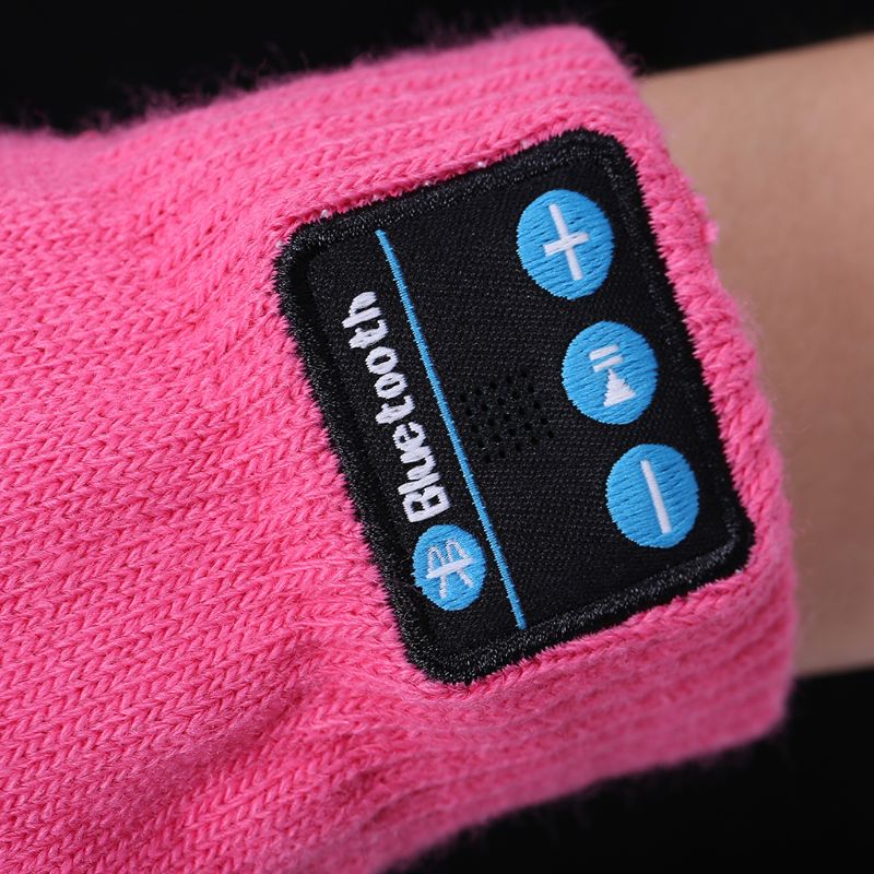 Guantes con auriculares Bluetooth para hombre y mujer, manos libres, manos libres, con pantalla táctil, para teléfono, 1 par