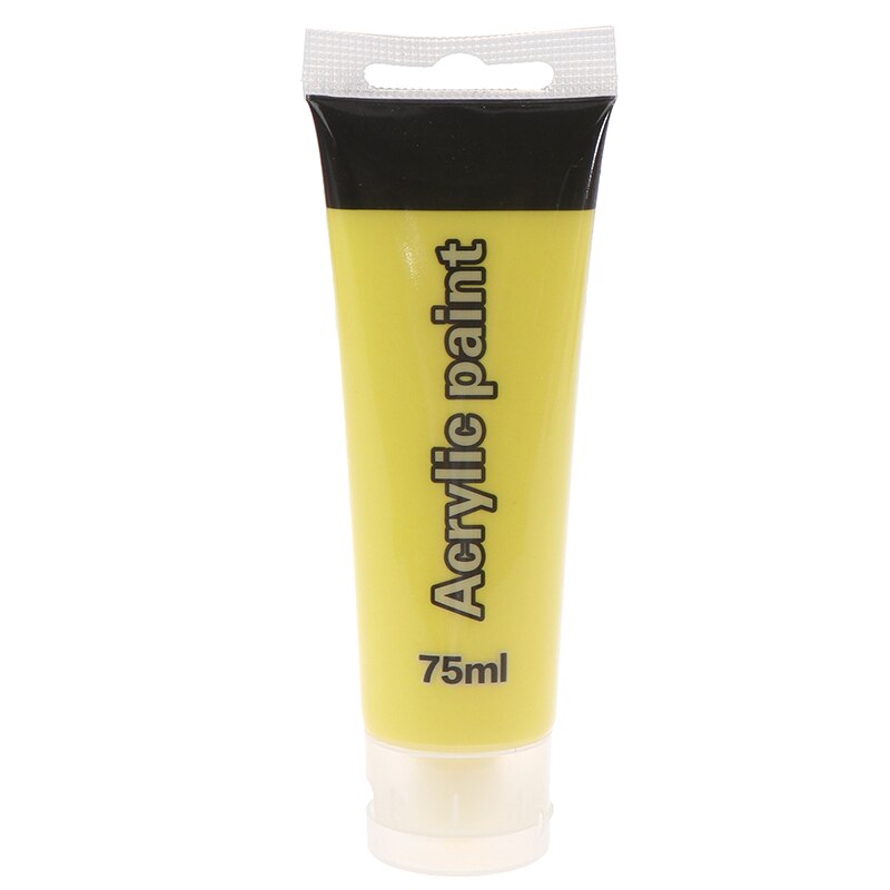 Arts 75ml acrylique tuyau mur peinture tissu peinture pour vêtements Textile ongle Fiber Pigment acrylique peintures grand Art fournitures artisanat: YW