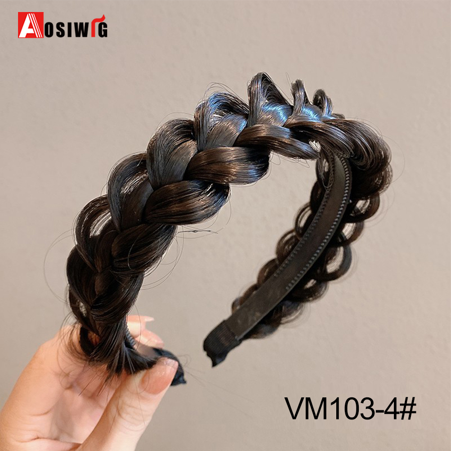 Synthetische Fishbone Geflochtene Stirnband Haar Gürtel Geflochtenes Haarband Böhmischen Stil Frauen Frisur Haarteile Kopfbedeckung Zubehör Bl