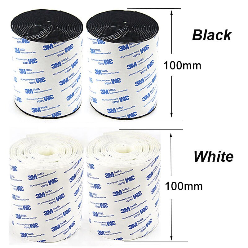 Breedte 100/110Mm Sterke Zelfklevende Klittenbandsluiting Tape Nylon Sticker Plakband Met 3M lijm 1 Meter/partij
