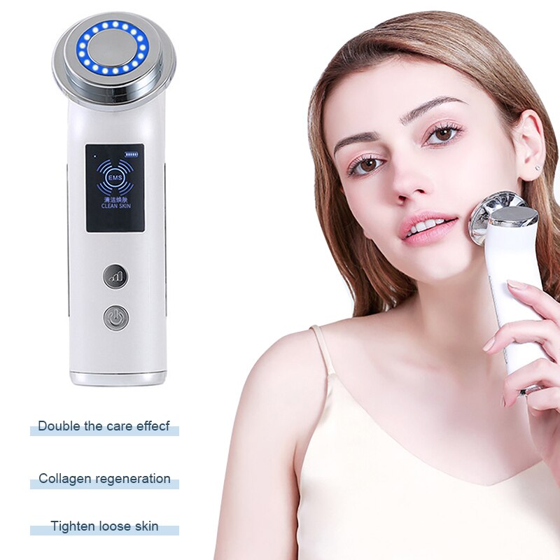 Ems Mesotherapy Machine Anti-Wrinkle Remove Radio Frequency Thermage Face Lifting Device LED Photon Skin Rejuvenation Instrument