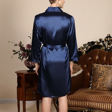 Nightgown Bathrobe Pajamas Sleepwear Nightwear Sleepwear Casual Loose Mens: Navy Blue