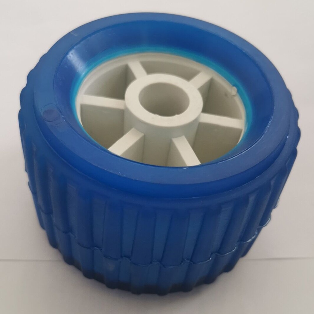 4x Boat Trailer Roller Marine Boat Ribbed Wobble Roller Kit Plastic 110x75x19mm Marine Loader Trailer Hardware Accessories