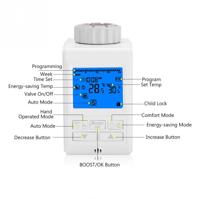 Electric Thermal Actuator Electric Actuator to Connect Water Valve Thermal Actuator for Floor Heating System Room Temp Control