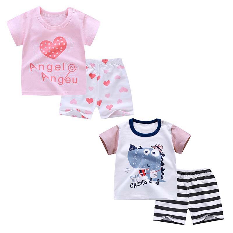 2 stks/set Baby Panty Kleding Set Zomer Meisje Jongen Tops Broek Kinderen Panty panty Strakke