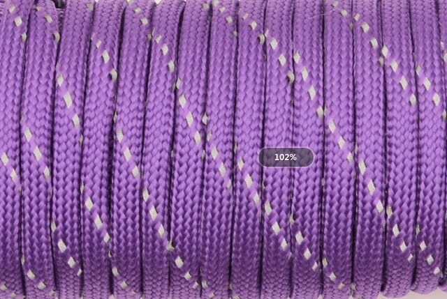 100 Meter Paracord Reflecterende 4 Mm 7 Strand Paracord Core Outdoor Camping Corda Parachute Cord Lanyard Tent Touw Multifunctionele: Reflective 0314