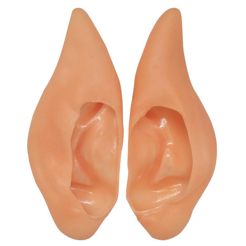 Barn & vuxna mystiska ängelälva öron älva cosplay tillbehör halloween julfest latex prop festivaler roligt: 01
