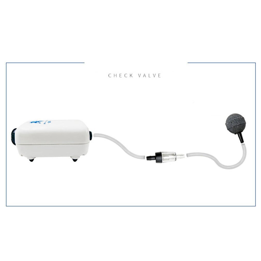 Stainless Steel Check Valve Anti-backflow Check Valve Aquarium Fish Tank Air Pump Aquarium Water valve