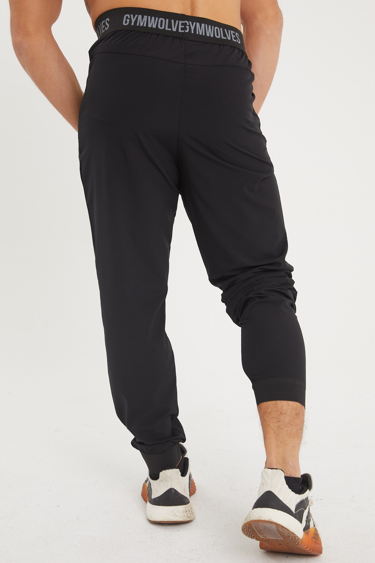 Gymwolves Male Sports Hoodies | Black | Workout Pants | Pro Series