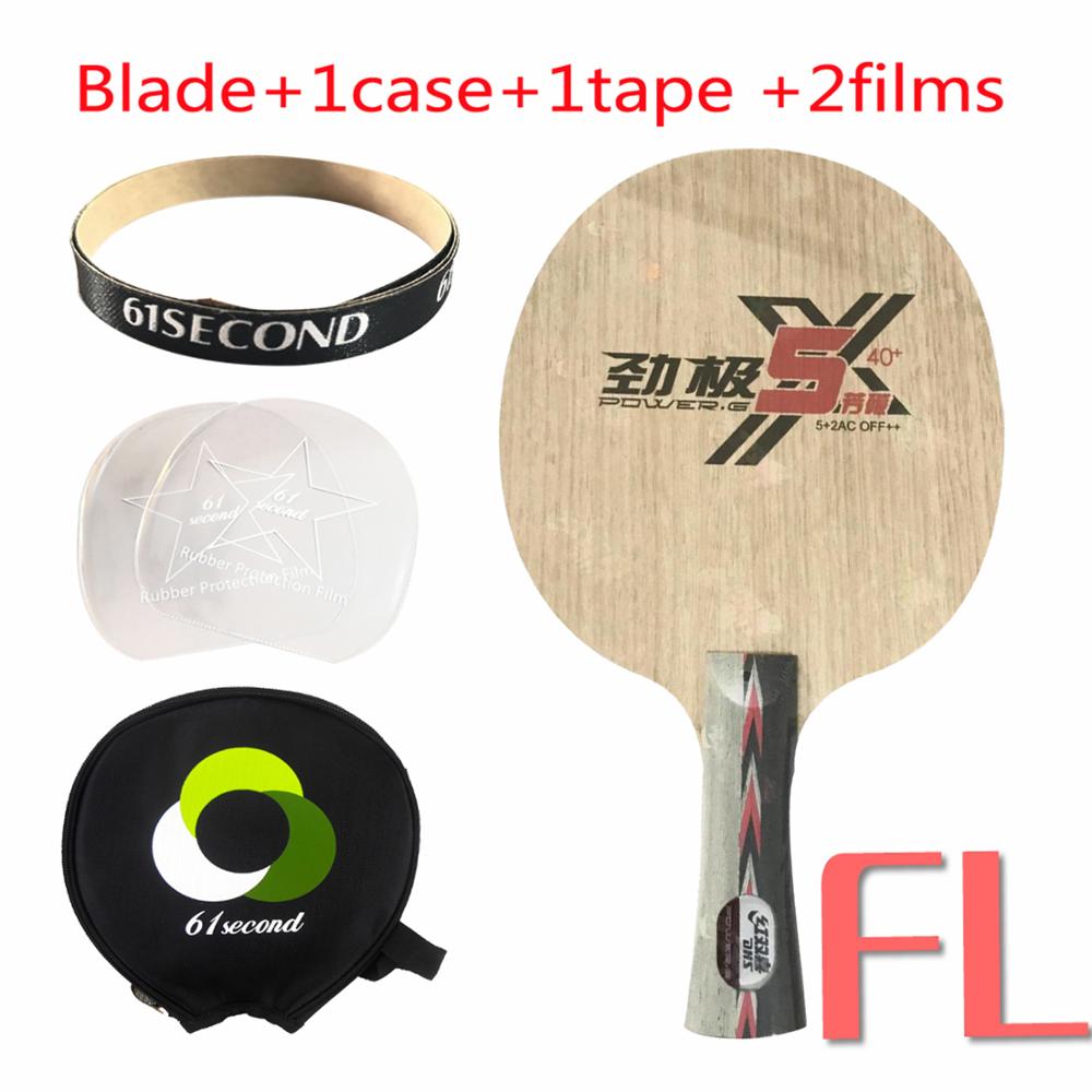 Dhs POWER-G 5X PG5-X Pg 5 X Tafeltennis Blade Arylaat Carbon Alc Racket Ping Pong Bat Paddle