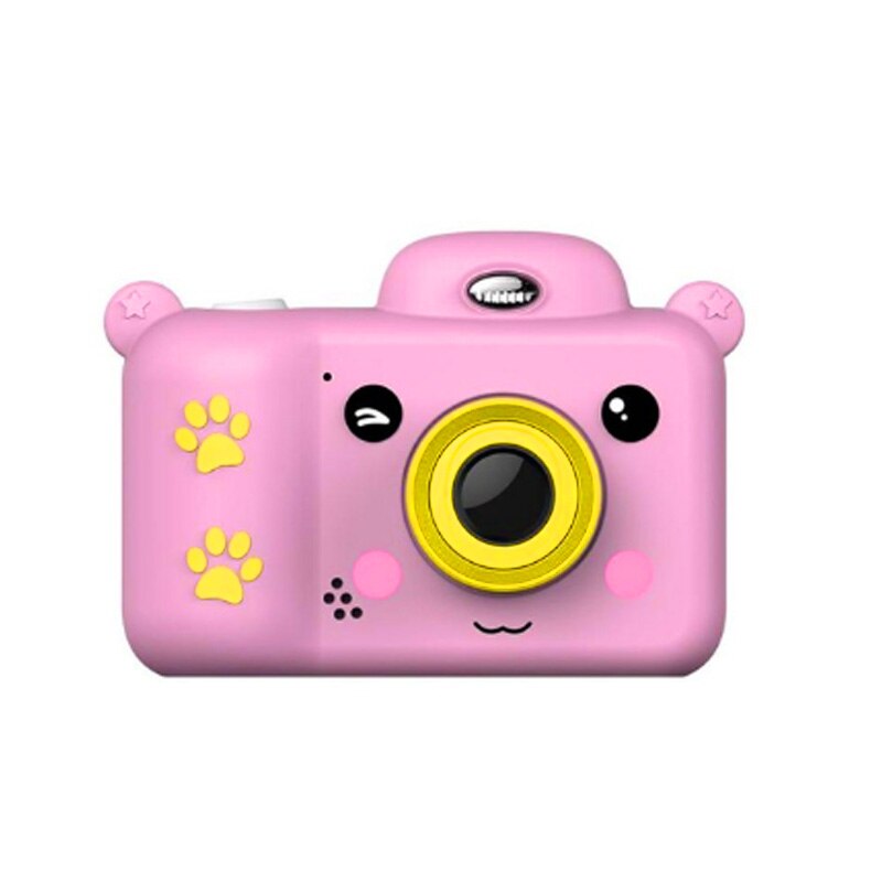 Kids Camera Waterdicht 1080P Camera Video Speelgoed Kids Cartoon Leuke Camera Fotografie Kids: Roze