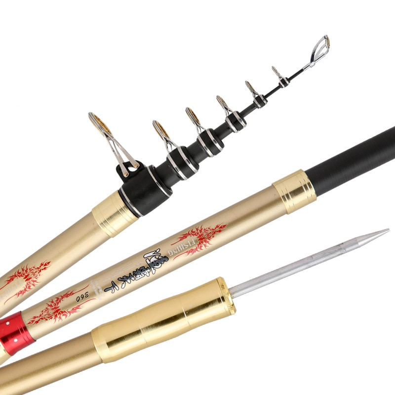Carbon short pitch stange 2,4 m 4,2 m 4,5 m meer stange großen führer auge werfen stange hart reise Teleskop Angelrute