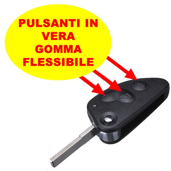 Afstandsbediening Compatibel Met Alfa Romeo Mito 159 99 Gta Sleutel Cover 3 Knoppen S0350 Verzonden Uit Italië