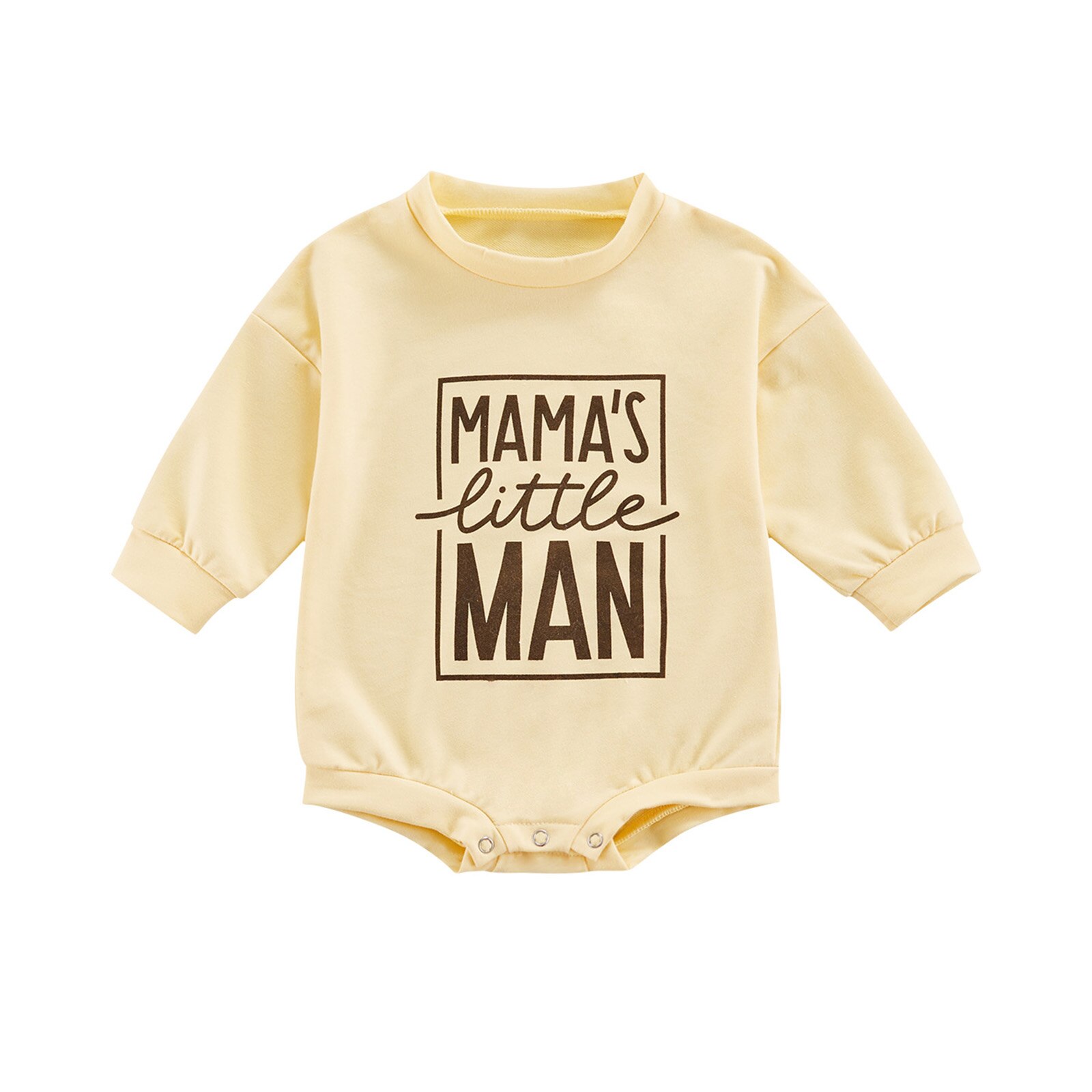 Pelele de algodón acanalado con estampado de letras para niño, mono de manga larga y cuello redondo, Top informal de primavera, 0 a 24 meses, 2022: A / 12 meses