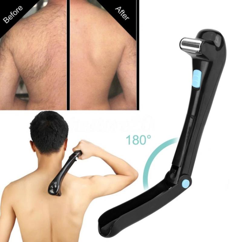 Mannen Handleiding Terug Hair Scheerapparaat Blade Trimmer Doe-Het-zelf Lange Handvat Grote Blade Ontharing Scheermes Hele body Been Terug Haar Scheermes