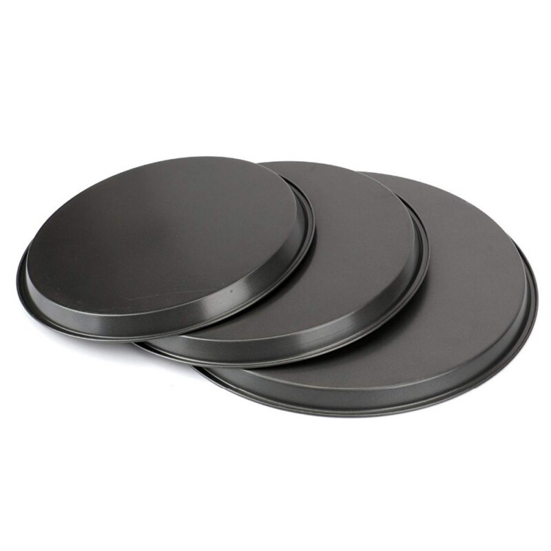 6 Inch-10 Inch Round Pizza Baking Pan DIY Baking Tray High Temperature Nonstick Mold Baking Pan For Oven Kitchen Baking Tool