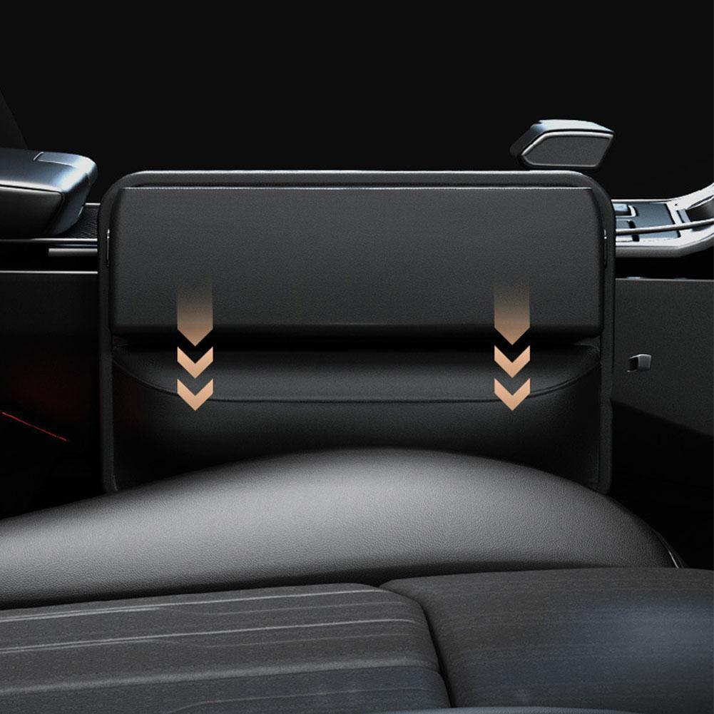 Auto Organizer Opslag Pu Lederen Auto Console Side Seat Gap Filler Front Seat Organizer Multifunctionele Autostoel Spleet Kloof Pocket