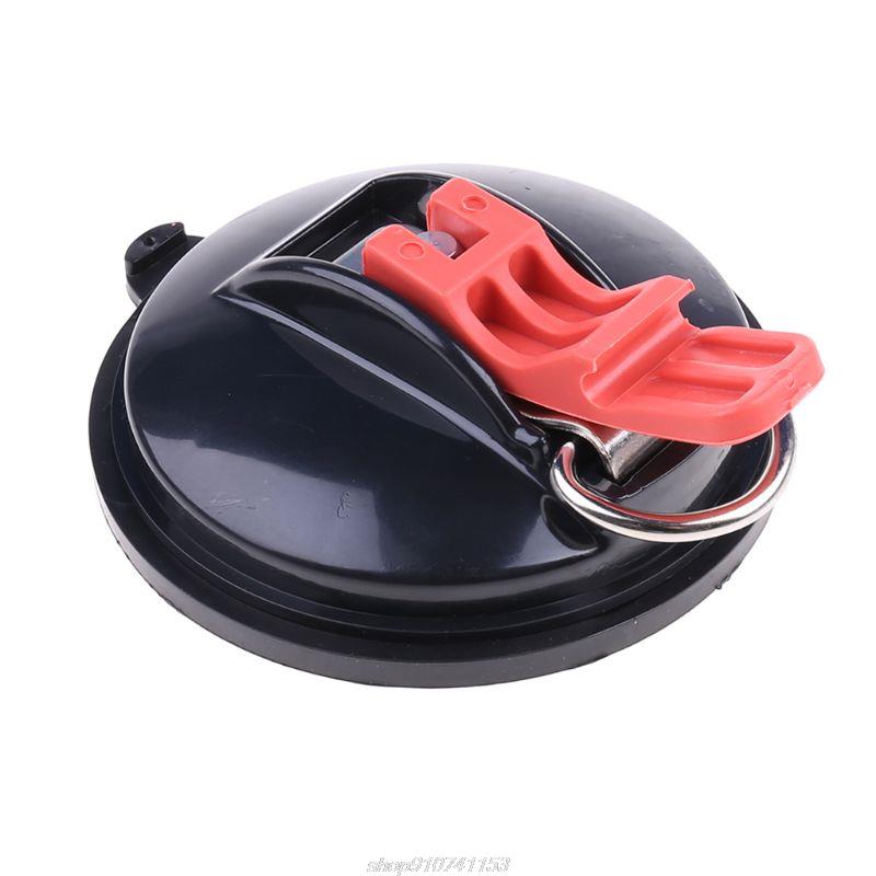 Lot De 8 Ancres à Ventouse Robuste Rouge - Fixation Sans Percer Pour Camping Tente Voiture
