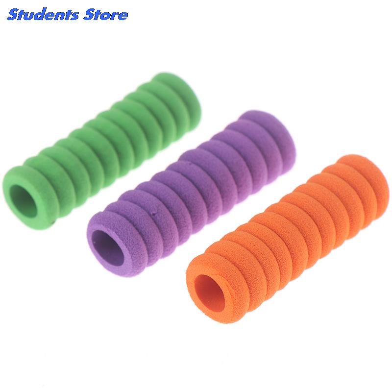 10pcs Comfort Soft Foam Pen Pencil Grips Pen Control Pupil Handwriting Aid Kids Children School Stationery