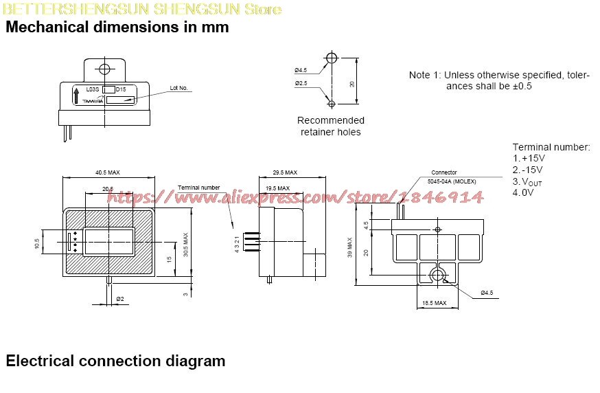 Sensor L03S100D15 L03S200D15 L03S300D15 400D15 500D15 600D15