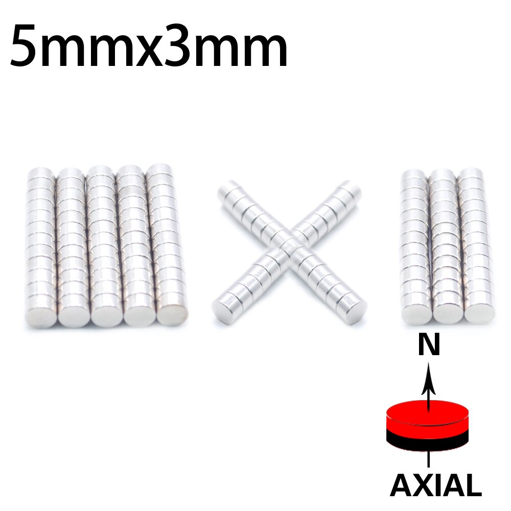 10/50/100/200 Pcs 5x3 Neodymium Magnet 5mm x 3mm N35 NdFeB Round Super Powerful Strong Permanent Magnetic imanes Disc 30x30
