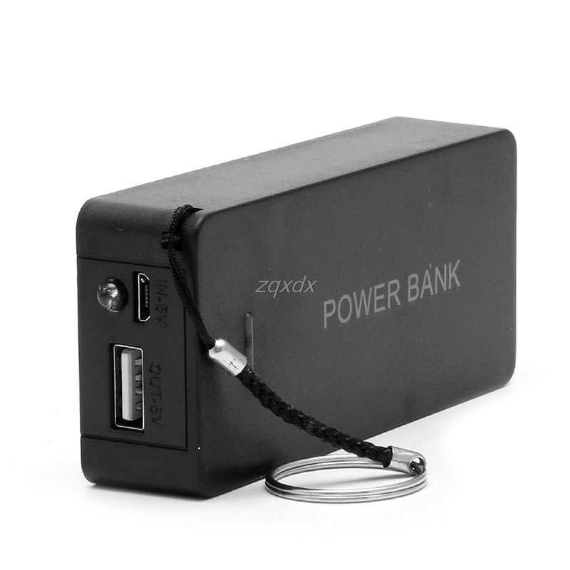 5v 1a 2 x 18650 akku-powerbank-gehäuse mit led-diy-box-ladegerät für handys