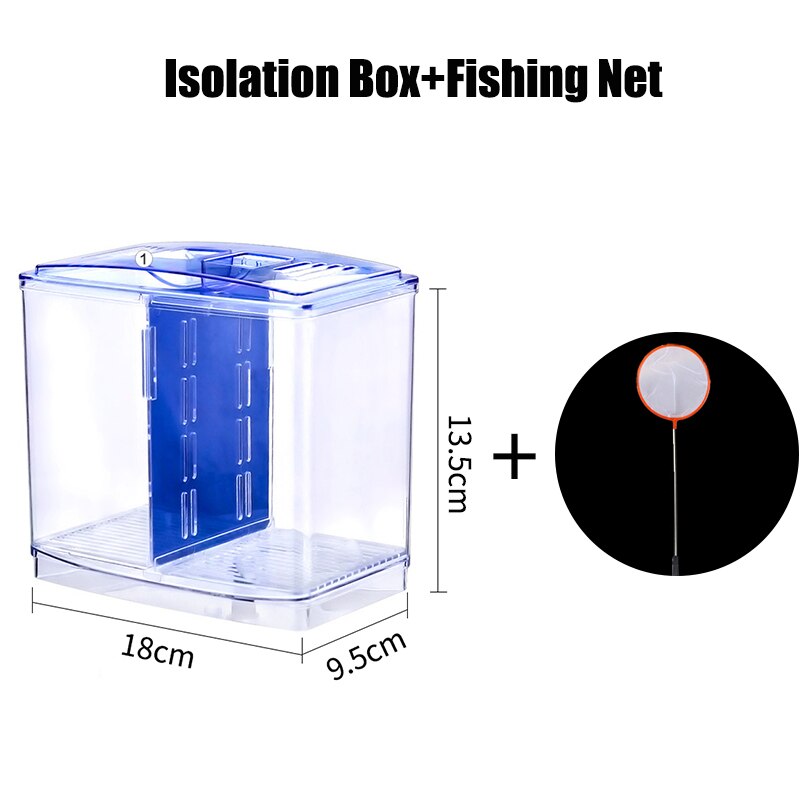Out-tank Acrylic Fish Tank Breeding Isolation Box Aquarium Incubator Transparent Multifunctional Hatchery Room Aquarium Supplies: C