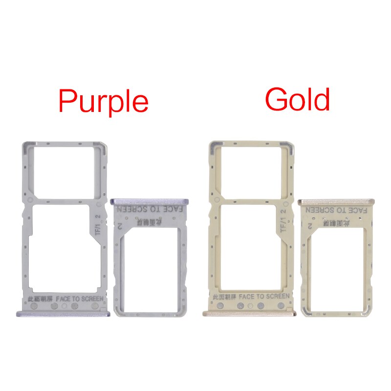 1 Pcs Sim Card Tray Slot Houder Adapter Accessoires Voor Redmi 6 6A Vervangende Onderdelen