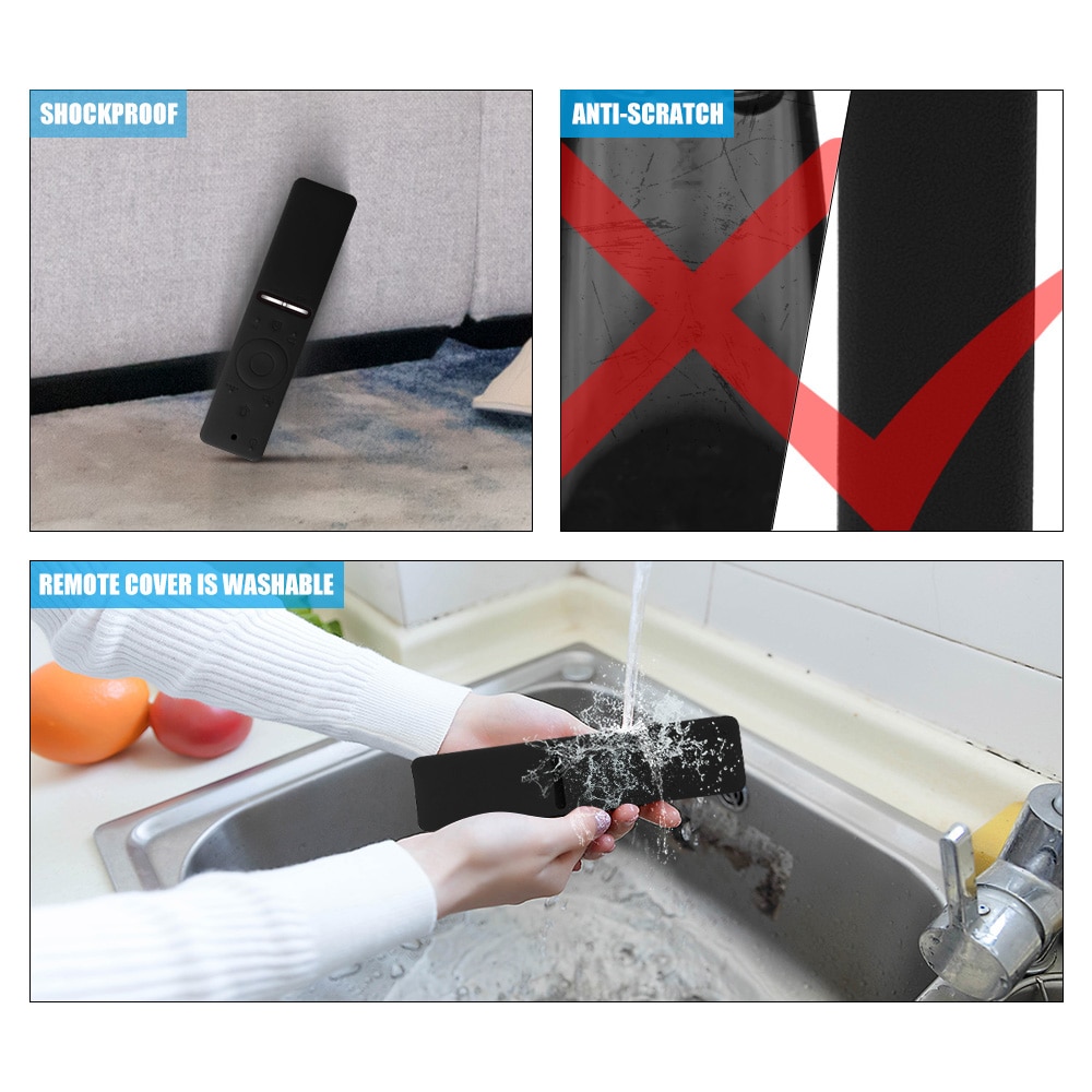 Smart tv siliconen hoesje afstandsbediening voor samsung voice versie  bn59 serie anti-verlies 3m schokbestendig waterdicht volledige bescherming