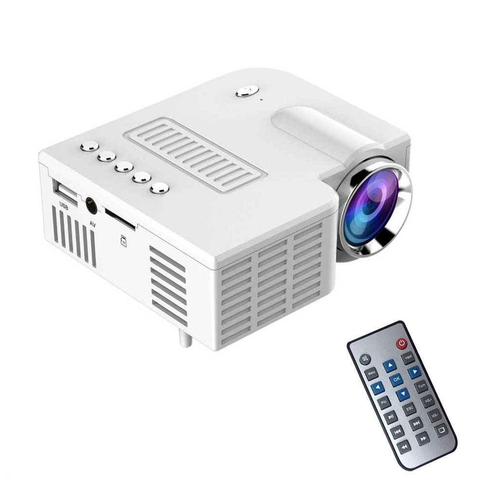 US Plug LED Projector Home Cinema Theater Portable UC28 PRO HDMI Mini VGA/USB/SD/AV/HDMI Digital LED LCD Projector