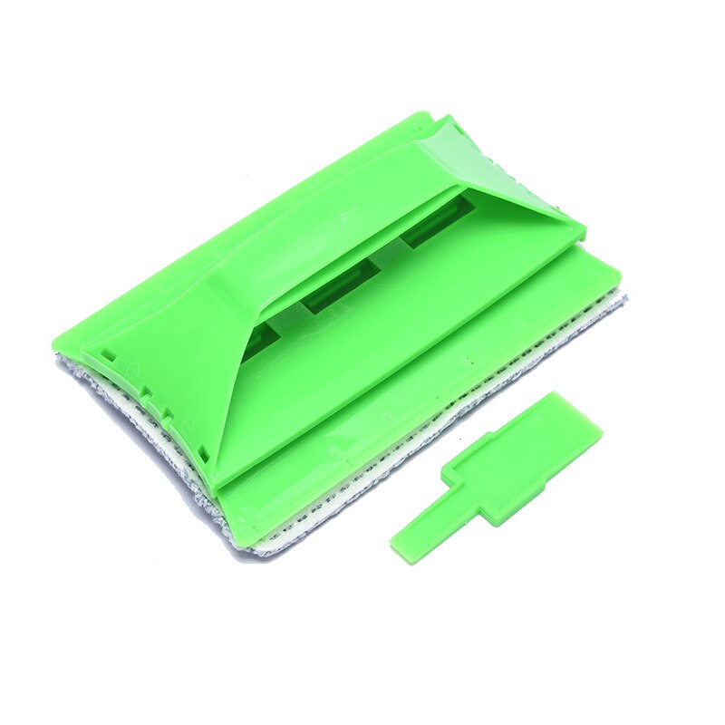 Foldbart hjemmevinduerille renseklud glas spejl vaskebørste værktøj: Grøn