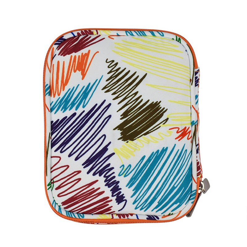 1 Pc Haak Opbergtas Met Rits Multi Kleuren Breien Accessoire Organizer Haak Haak Houder Hand Craft Naaien Naald Zak: streak