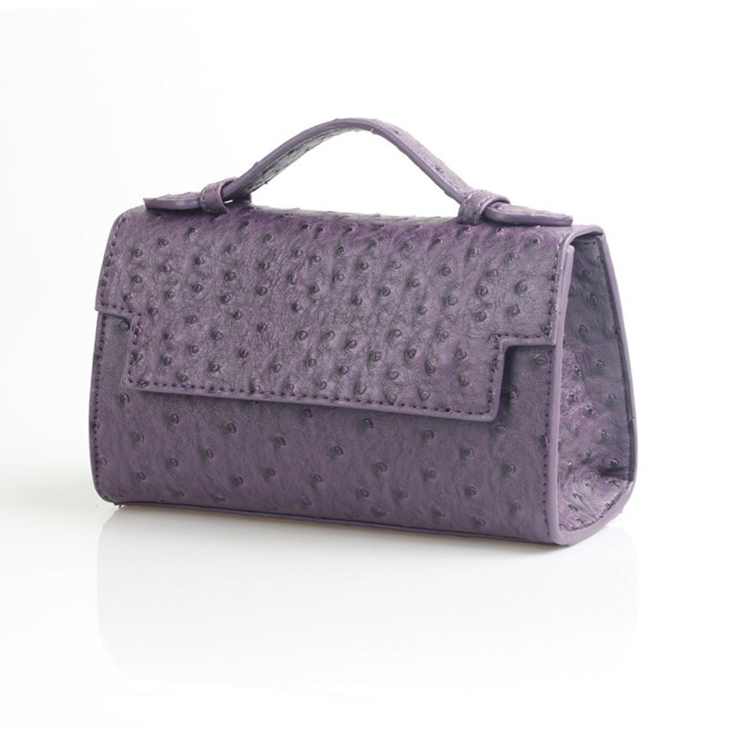 XMESSUN Nuove Donne di Borse In Pelle di Struzzo di Modo Da Sera di Disegno del Partito Del Sacchetto di Alta Qualità Femminile Alla Moda Del Sacchetto Della Borsa Sacchetti di Frizione: Ostrich Purple