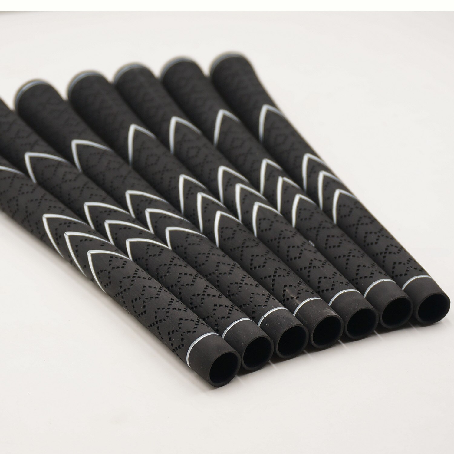 Maruman Golf Verein Griffe 9Stck oder 13 Teile/los Gummi Verein Griff Schwarz-Silber
