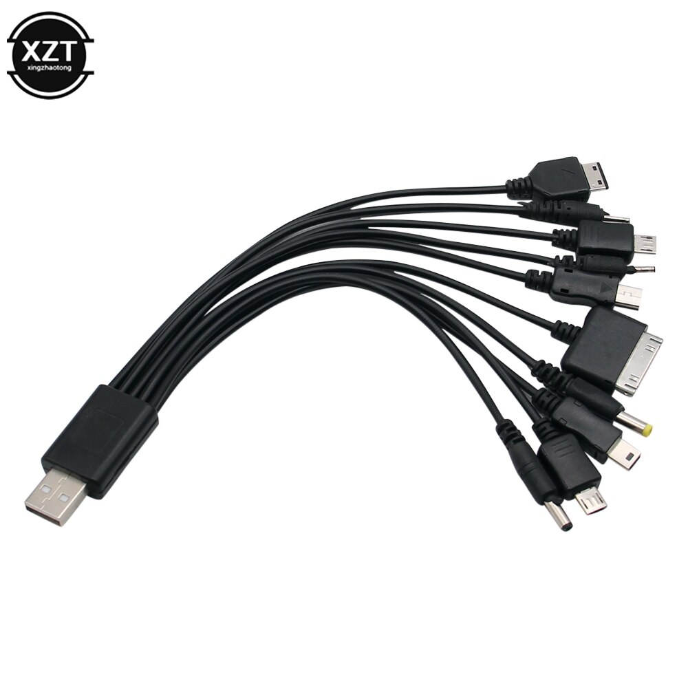 Universal Micro USB Cable Portable 10 in 1 USB Multi Charger phone cord Charging Cord Adapter for phone