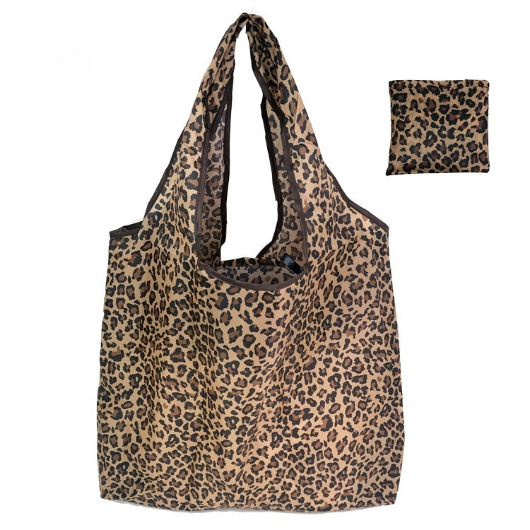Mode Pocket Opvouwbare Eco Zakken Grote Capaciteit Herbruikbare Boodschappentas Dames Tote 50lb Wasbare Reistas: Beige