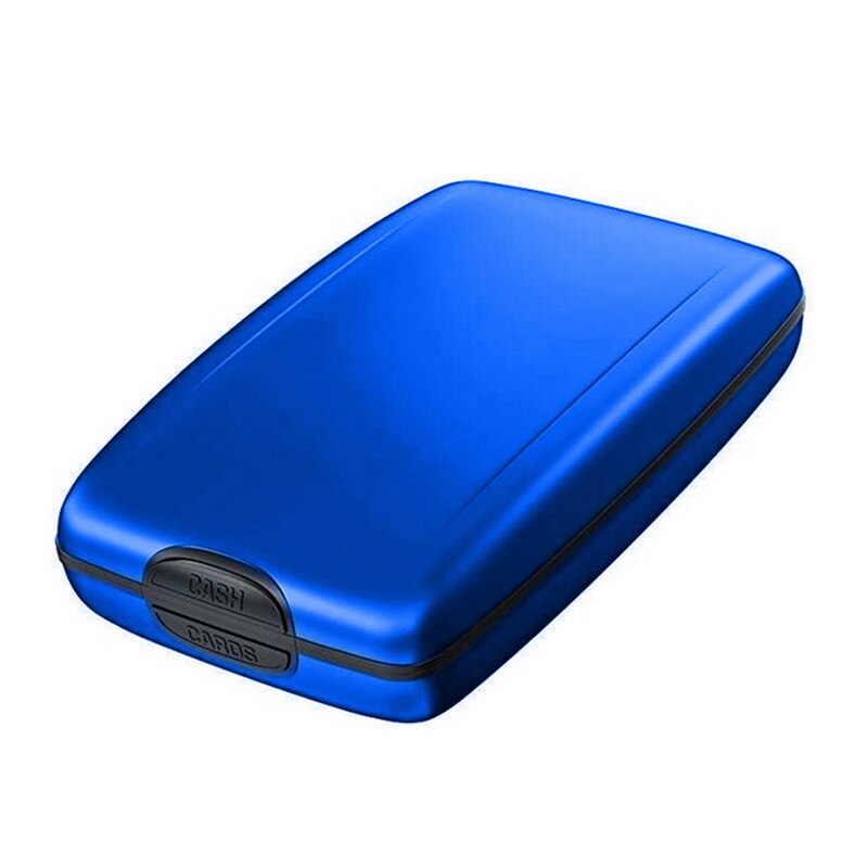 1pc unisex aluminium bankpashouder met harde hoes, portemonnee, solide creditcardscanbescherming, kaarthouder voor dames en heren: Kleur 3