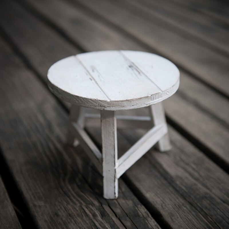 Newborn Photography Props Mini Wood Desk Tea Tables Baby Photo Posing Wooden Prop Foto Shooting Accessories