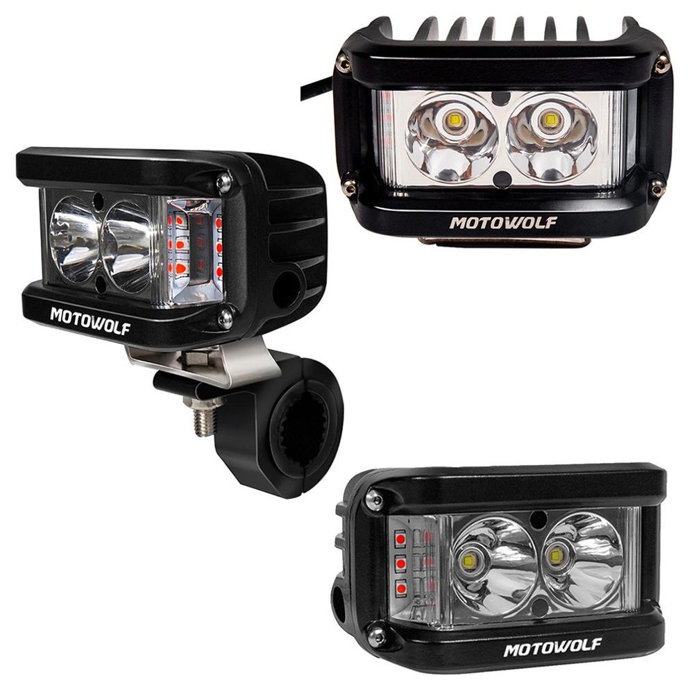 Motorfiets koplampen hoge helderheid exterieur koplampen motorfiets led-lamp