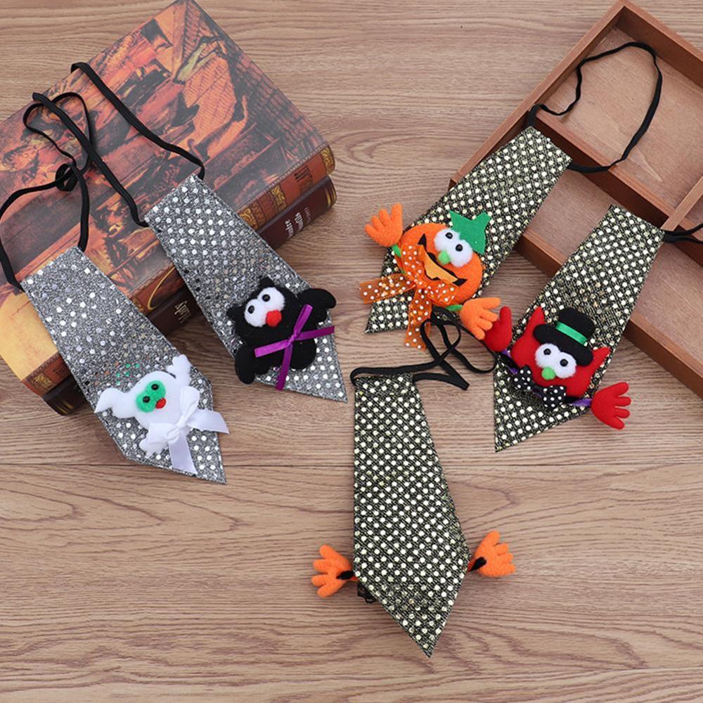 1 Pcs Bow Tie Stropdas Lichten Pailletten Bowtie Bruiloft Heren Knipperende Led Tie Light Up Halloween Toys 1 LED Tie