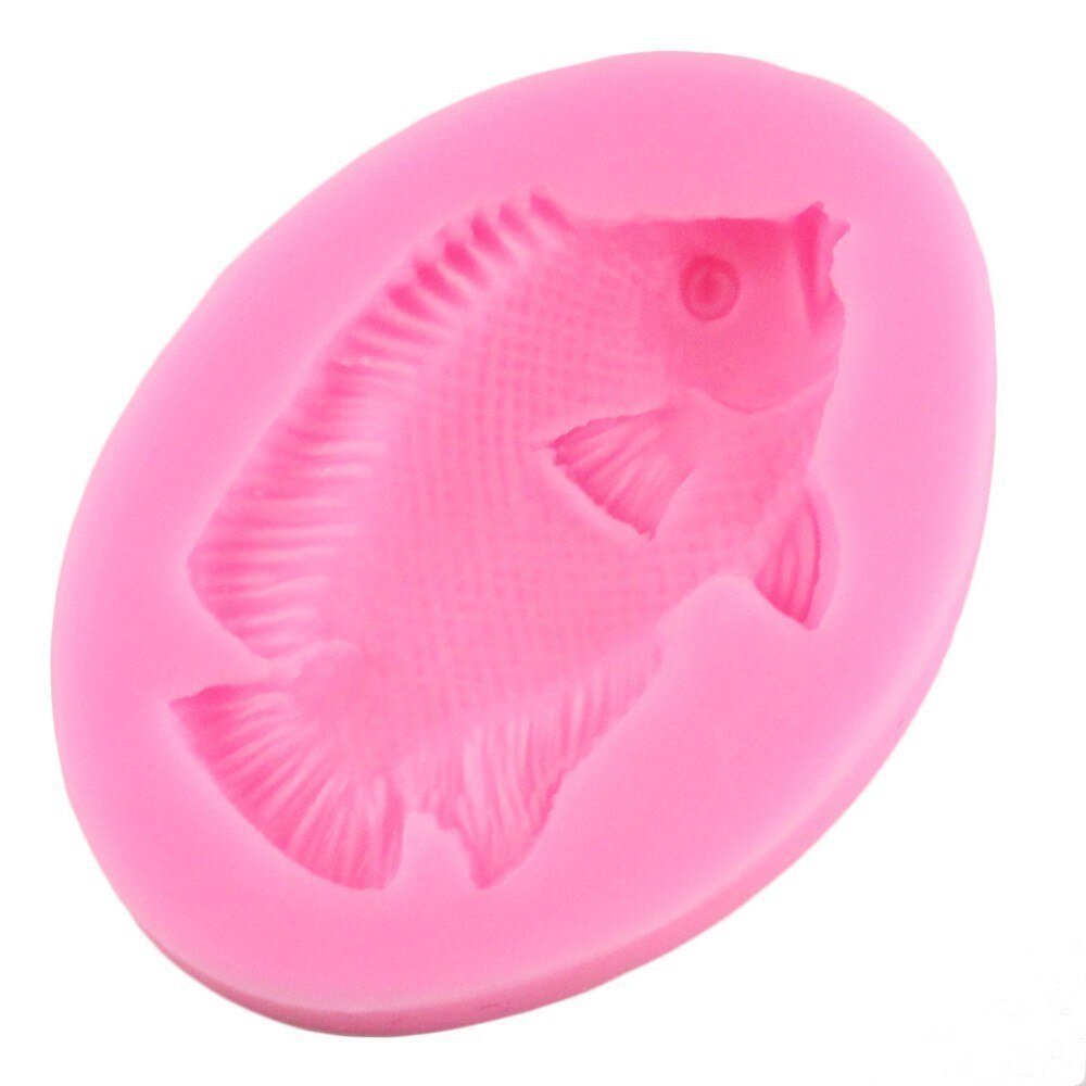 3D Fish Silicone Mold Chocolate Gumpaste DIY Fondant Baking Cake Decorating Tools Soap Clay Molds Sugar Craft Candy Moulds