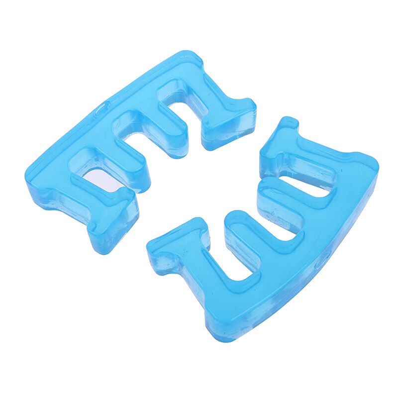 2Pcs/pair Soft Finger Spacer Manicure Pedicure Nail Toe Separating Straighteners Tool Silicone Toe Separator Flexible