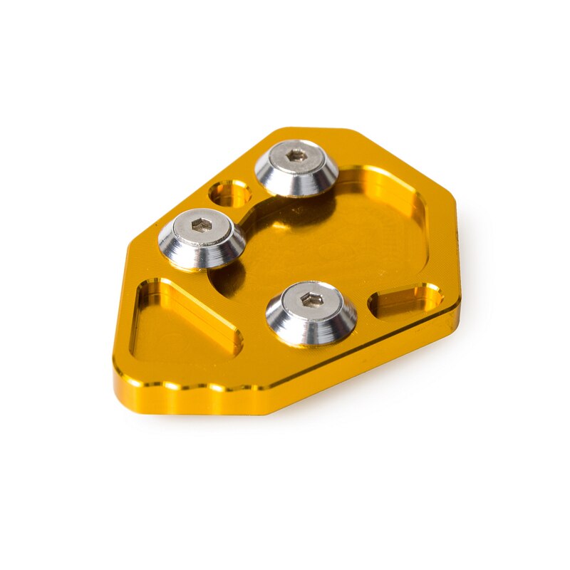 Parking Kickstand Pedaal Extension Kick Stand Pad Vergroten Plaat Houder Voor BMW K1200R K1200S 2005 K1300R K1300S: Gold