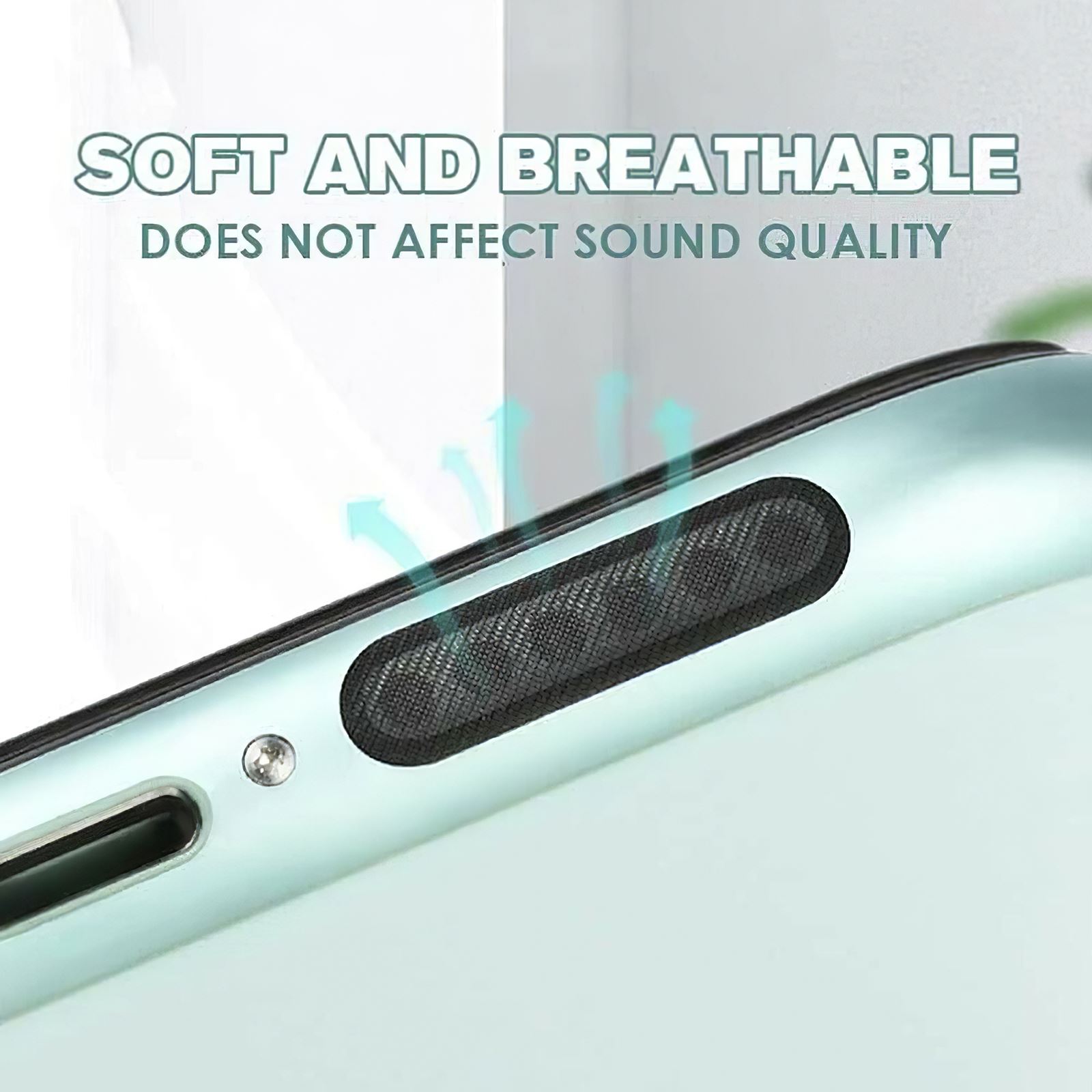 Universal- praktisch Lautsprecher Staubdicht Netz für iPhone 13/12/11 für Huawei Telefon Anti-Staub Gittergewebe Aufkleber Kopfhörer See Schutz