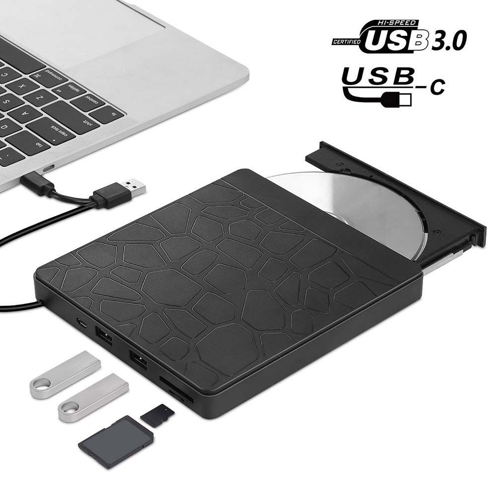 Usb 3.0 Externe Dvd Cd Writer Rom Disk Reader Draagbare Optische Drives Converter Slimline Sata 13 Pin Drive Kabel Voor pc Laptop