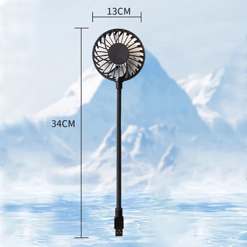 Mini USB Fan 360 Degree Adjustable Angle Foldable Cooling Fan Outdoor Office Desk Travel Portable Carry Fan Noiceless Mute Fan: WHITE
