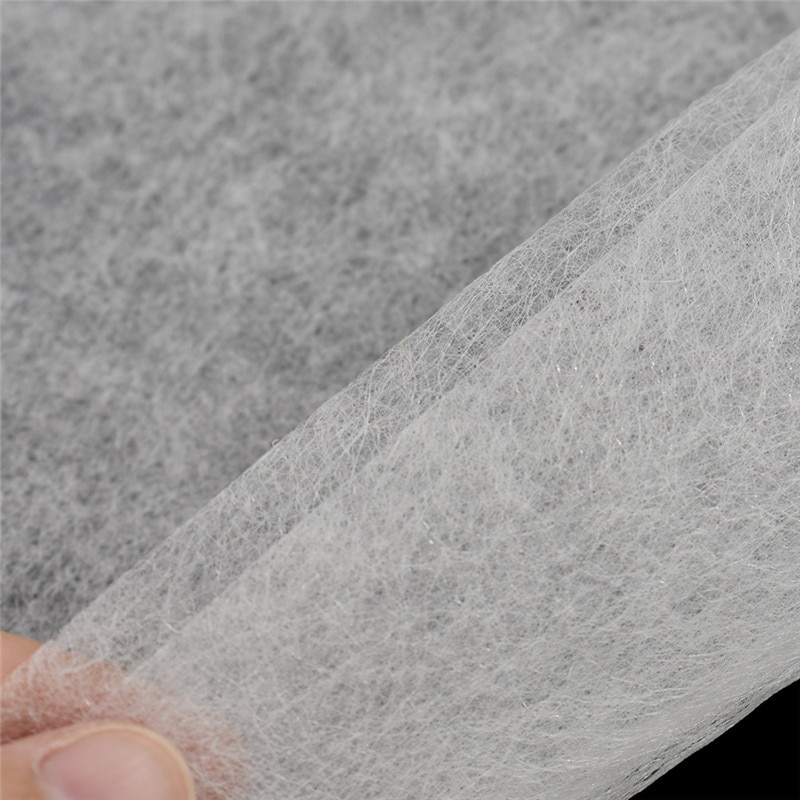 1.1X1m Iron On Double Faced Adhesive Fabric DIY Interlining For Cloth Interlinings Linings For Apparel Sewing