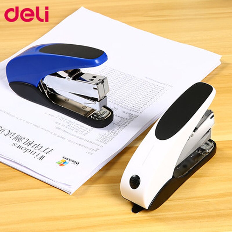 Deli Mini Stapler User Friendly Labor-saving Fashionable Center Joint Stapler 0371 Office School Stationary Binding Supplies