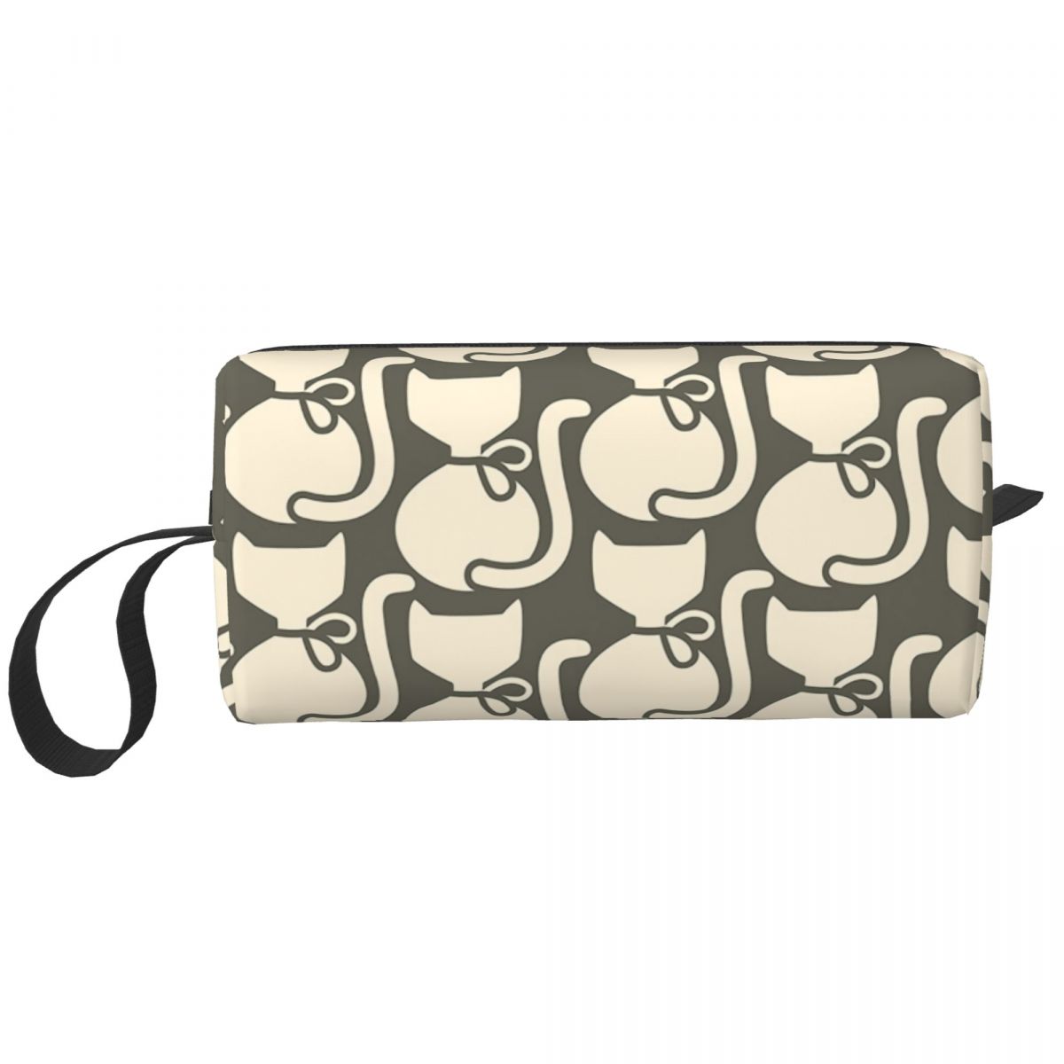 Custom Cute Print Green Dog Show Travel Toiletry Bag Orla Kiely Cosmetic Makeup Organizer Beauty Storage Bags Dopp Kit Case Box: MULTI